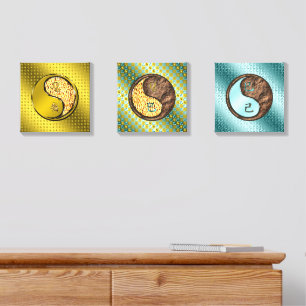 Leo & Earth Snake Canvas Photo Tile