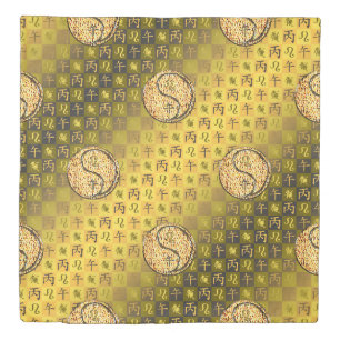 Leo & Fire Horse Duvet Cover