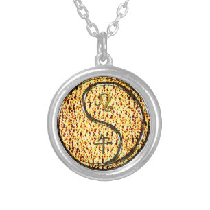 Leo & Fire Horse Silver Plated Necklace