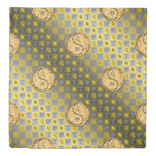 Leo & Fire Rabbit Duvet Cover