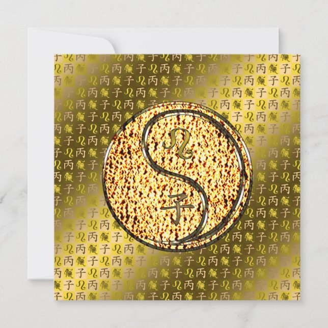 Leo & Fire Rat Card (Front)