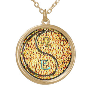 Leo & Fire Snake Gold Plated Necklace