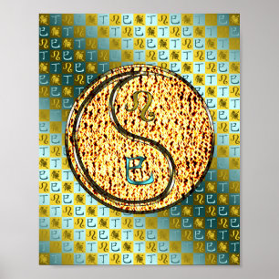 Leo & Fire Snake Poster