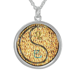 Leo & Fire Snake Sterling Silver Necklace