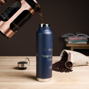 Leo Fun & Inspiring Design for Daily Use & Gift Water Bottle