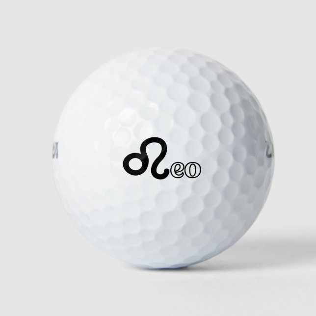 Leo Golf Balls (Front)