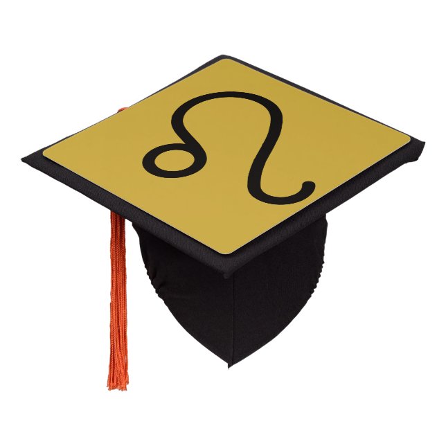 Leo Graduation Cap Topper (Angled)