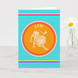Leo Greeting Card