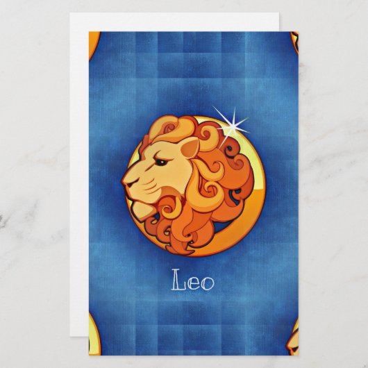 leo horoscope (Front/Back)