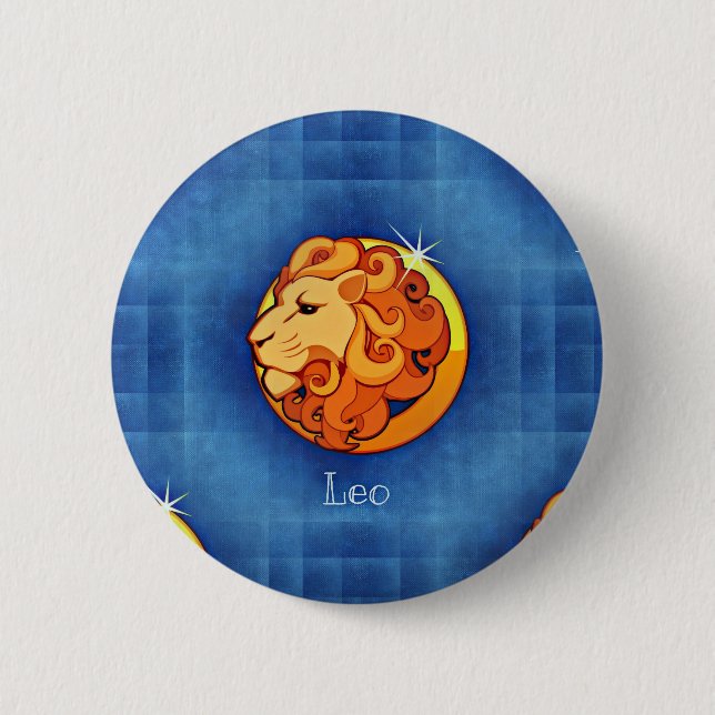 leo horoscope button (Front)