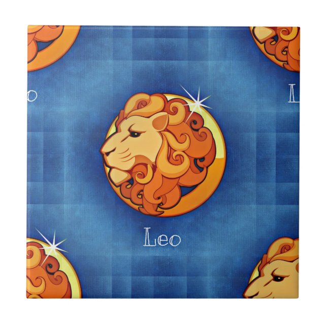 leo horoscope tile (Front)
