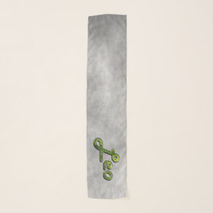 Leo in Peridot Gemstone Scarf