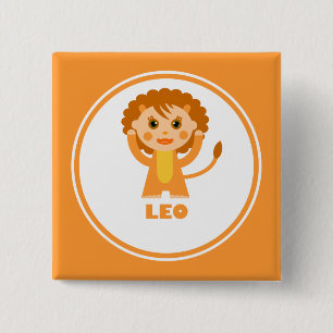 Leo is my Zodiac sign Button