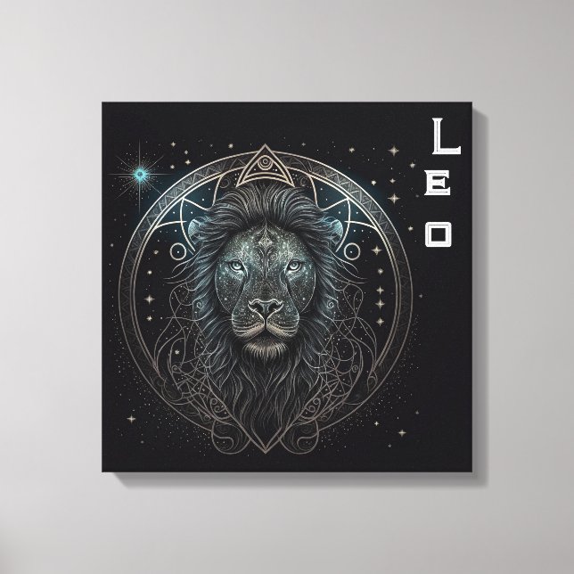 Leo—July 23-August 22  Canvas Print (Front)