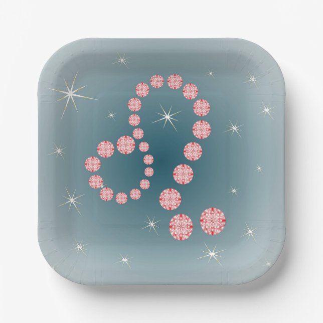 Leo July 23 - August 22 / Paper plates (Front)