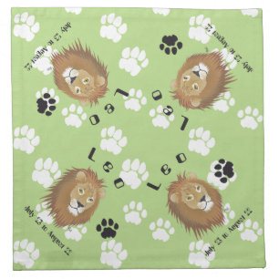 Leo July 23 to August 22 Cloth Napkins