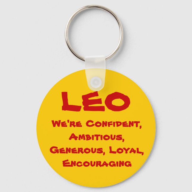 LEO KEYCHAIN (Front)