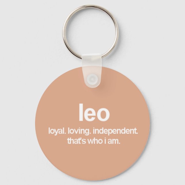 LEO KEYCHAIN (Front)