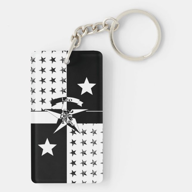 Leo Keychain (Back)