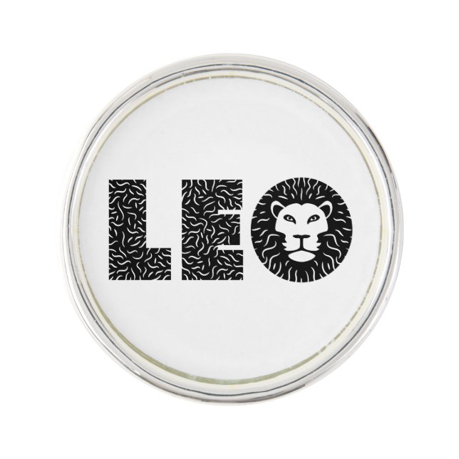 Leo Lapel Pin (Front)