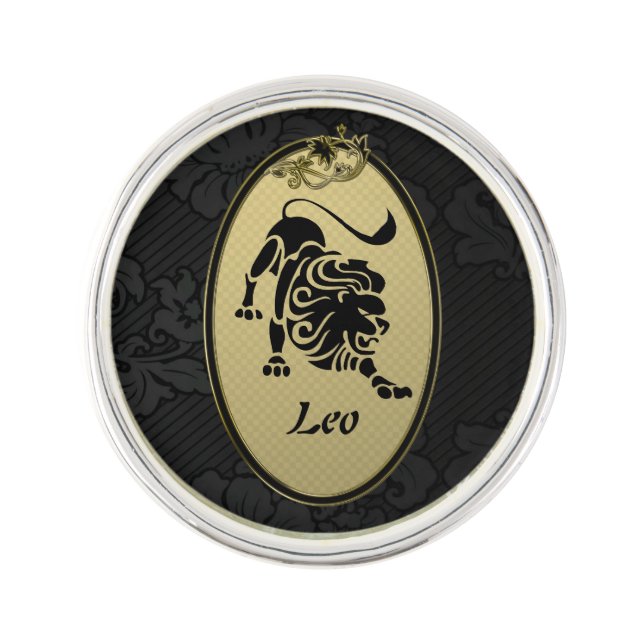 Leo Lapel Pin (Front)