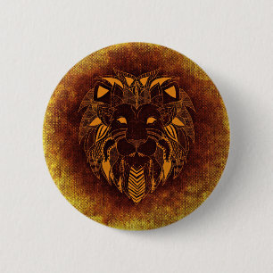 Leo, Leone Pinback Button