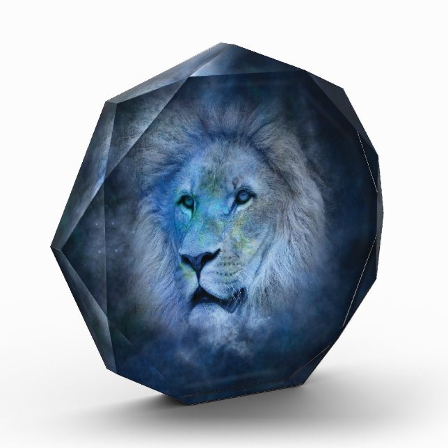 Leo Lion Acrylic Award (Left)