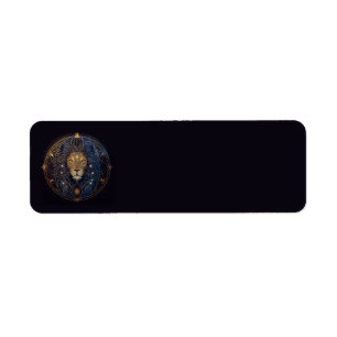 Leo Lion Address Labels