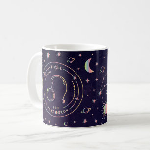 Leo Lion fun nutrition facts zodiac constellations Coffee Mug