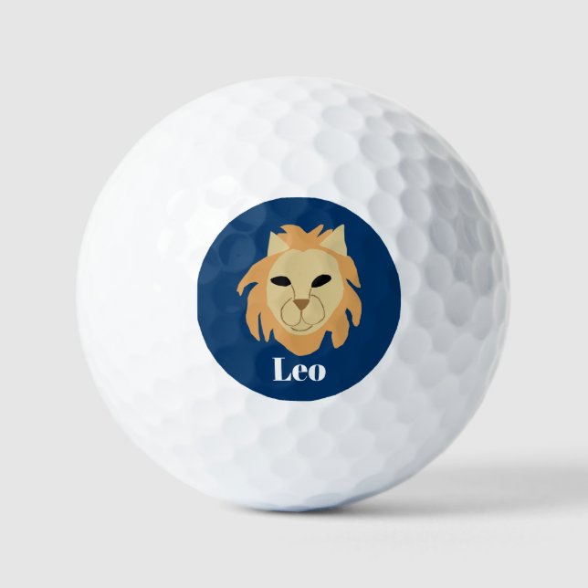 Leo Lion, Golf Balls (Front)