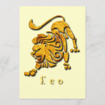 Leo Lion Invitation