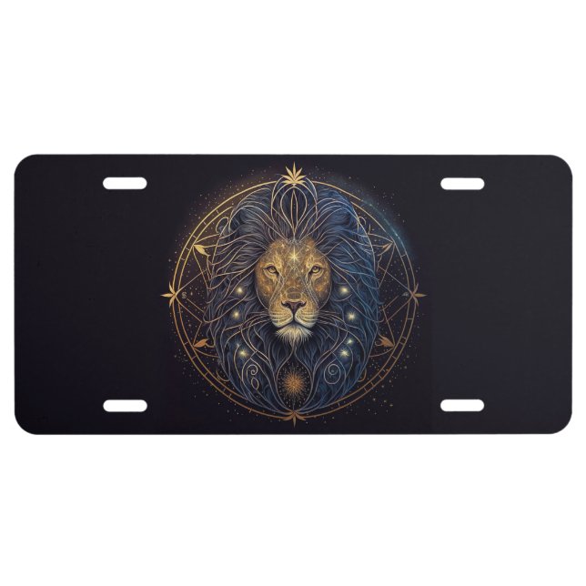 Leo Lion License Plate (Front)