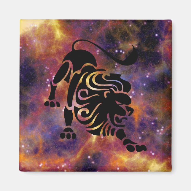 leo lion magnet (Front)