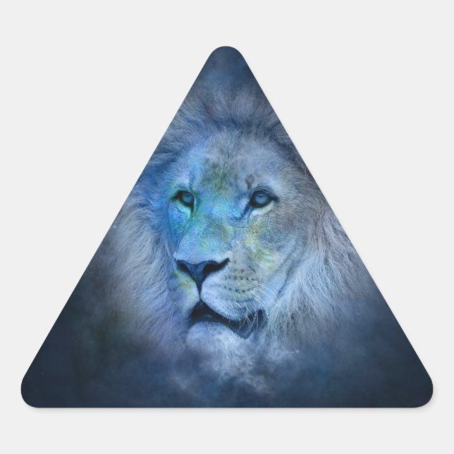 leo lion triangle sticker (Front)