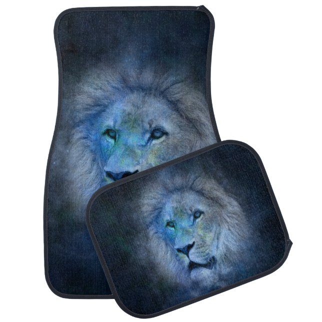 Leo Lion Zodiac Horoscope Astrology Car Mat (Set)