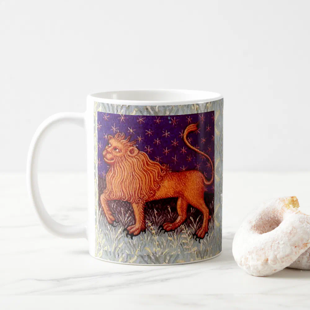 Leo Lion Zodiac Sign Horoscope Birthday Party Coffee Mug