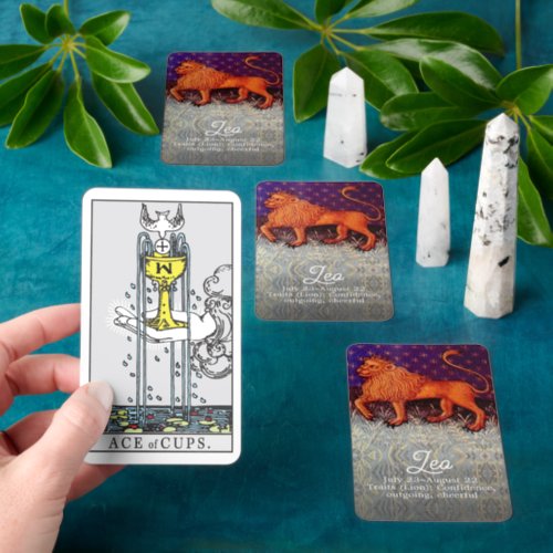 Leo Lion Zodiac Sign Horoscope Fortune Telling  Tarot Cards