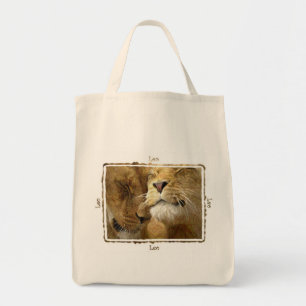 Leo - Lions in Colored Pencil  Tote Bag