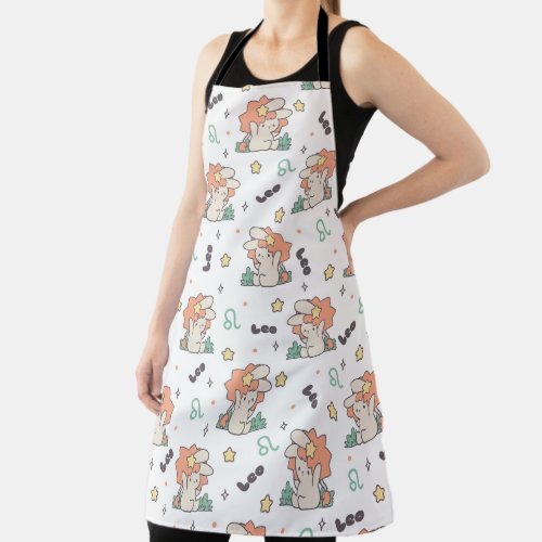 Leo Loppi Tokki Zodiac Series Pattern Apron