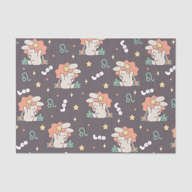 Leo Loppi Tokki Zodiac Series Pattern II Tissue Paper (Front)