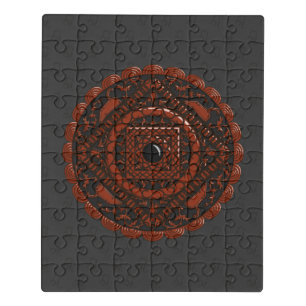 Leo Mandala Acrylic Puzzle