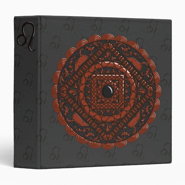 Leo Mandala Binder (Front/Spine)