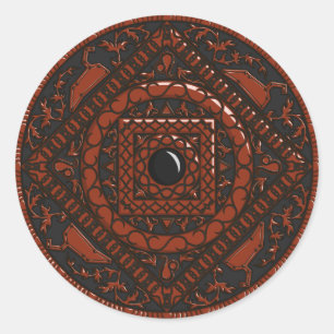 Leo Mandala Sticker
