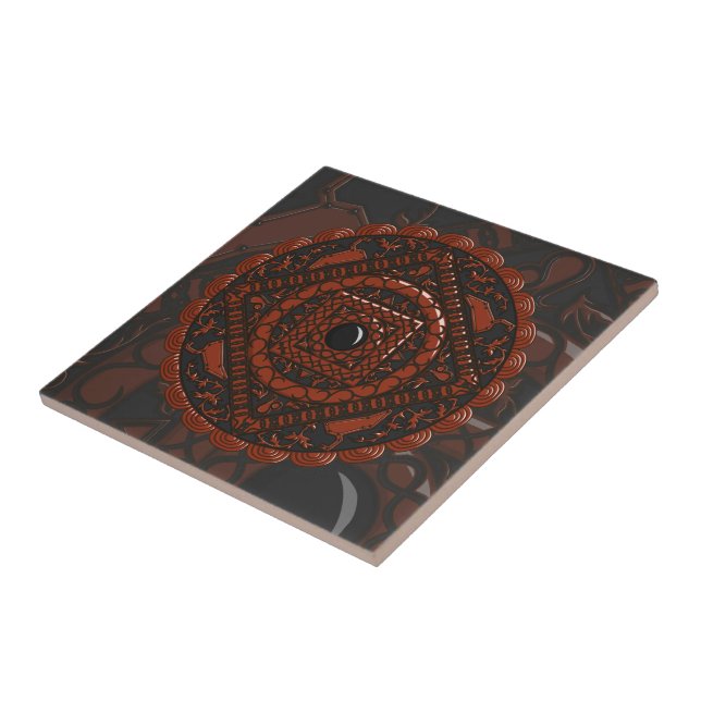 Leo Mandala Tile (Side)