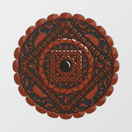 Leo Mandala Wall Decal