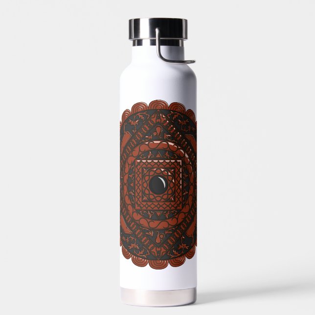 Leo Mandala Water Bottle (Left)
