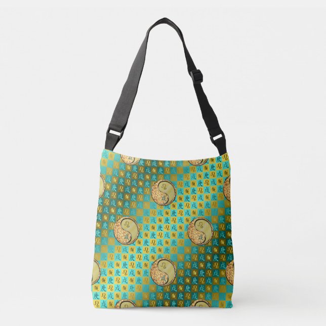 Leo & Metal Dog Crossbody Bag (Front)
