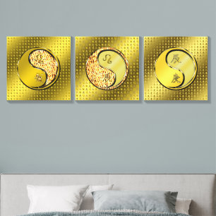 Leo & Metal Dragon Canvas Photo Tile