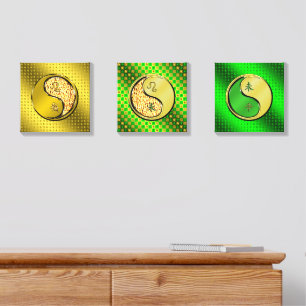 Leo & Metal Goat Canvas Photo Tile