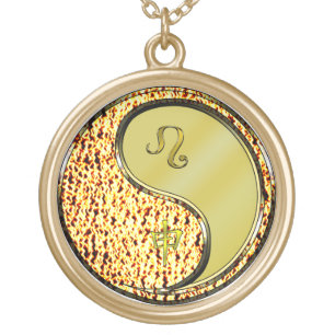 Leo & Metal Monkey Gold Plated Necklace